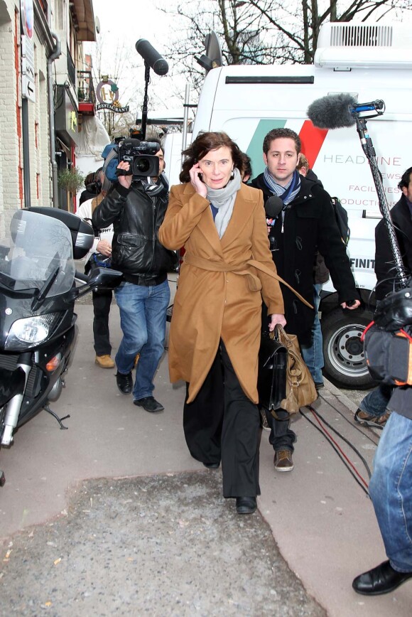 Me Frédérique Beaulieu, avocate de Dominique Strauss-Kahn, à Lille, le 22 février 2012.