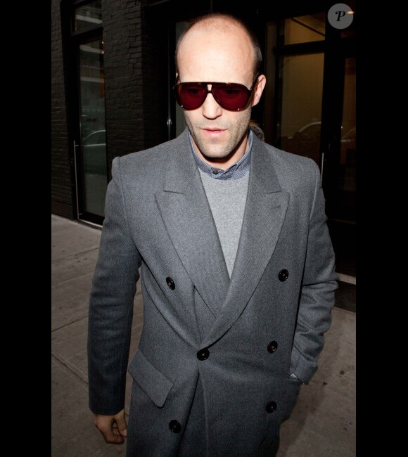 Jason Statham à New York le 22 février 2012