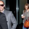 Jason Statham et Rosie Huntington-Whiteley : en amoureux lors de leur recherche d'un appartement à New York le 22 février 2012