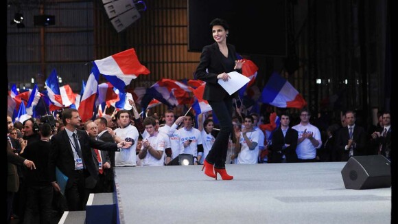 Rachida Dati : Come-back efficace et ovationné au plus près de Nicolas Sarkozy