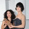 Naidra Ayadi (Polisse) et Clotilde Hesme (Anglèle et Tony), ex aequo pour le meilleur espoir féminin aux César le 24 février 2012