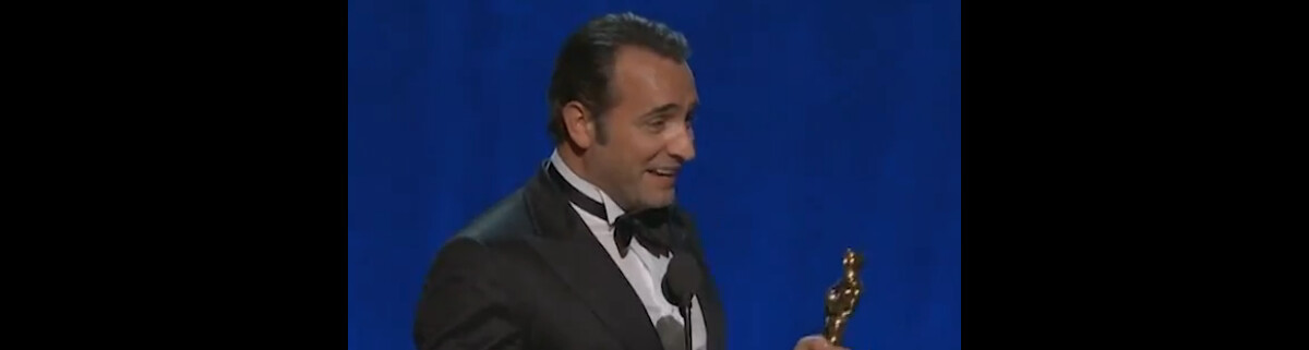 Vidéo : Jean Dujardin reçoit son Oscar du meilleur acteur pour The ...