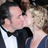 Jean Dujardin et Alexandra Lamy, amoureux, aux Oscars, à Los Angeles, le 26 février 2012