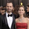 Natalie Portman et Benjamin Millepied le 26 février 2012 à Los Angeles lors de la cérémonie des Oscars