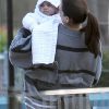 Exclusif : Kristin Davis et sa fille Gemma Rose au parc de Santa Monica le 22 février 2012