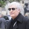 Patrick Sébastien lors des obsèques de la productrice Brigitte Kido au crématorium du Père-Lachaise à Paris le 1er mars 2012
