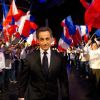 Nicolas Sarkozy lors d'un meeting à Bordeaux, le samedi 3 mars 2012, en vue de la présidentielle de 2012.
