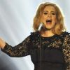 Adele à Londres pour les Brit Awards, le 21 février 2012.