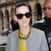Katy Perry à Paris, le 3 mars 2012.
