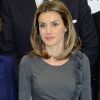 La princesse Letizia présentait le 5 mars 2012 à Madrid la nouvelle campagne de l'Association espagnole contre le cancer (AECC), dont elle est présidente d'honneur, et assistait à la signature d'une charte mobilisant tous les acteurs de la lutte.