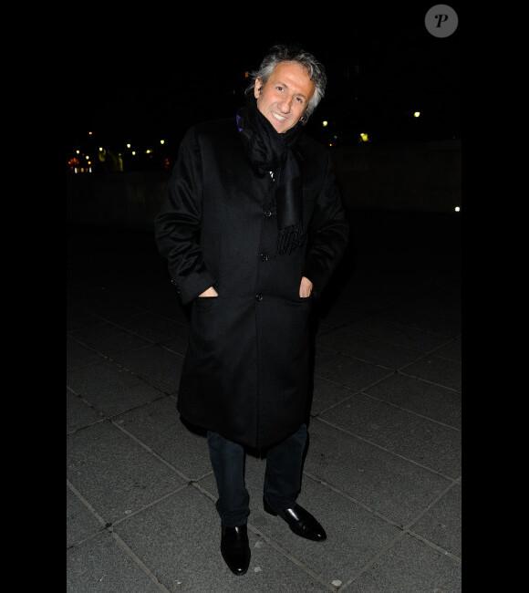 Richard Anconina lors de la soirée The Artist au restaurant Le Georges à Paris le 6 mars 2012