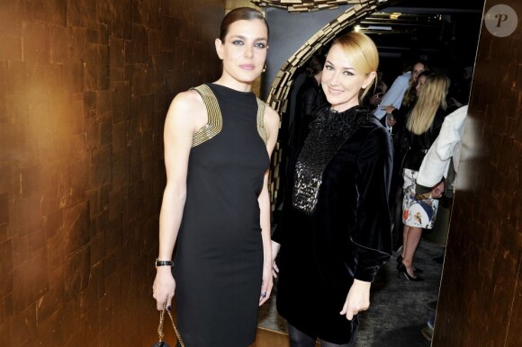Charlotte Casiraghi et Frida Giannini à la soirée Gucci au Silencio à Paris le 6 mars 2012