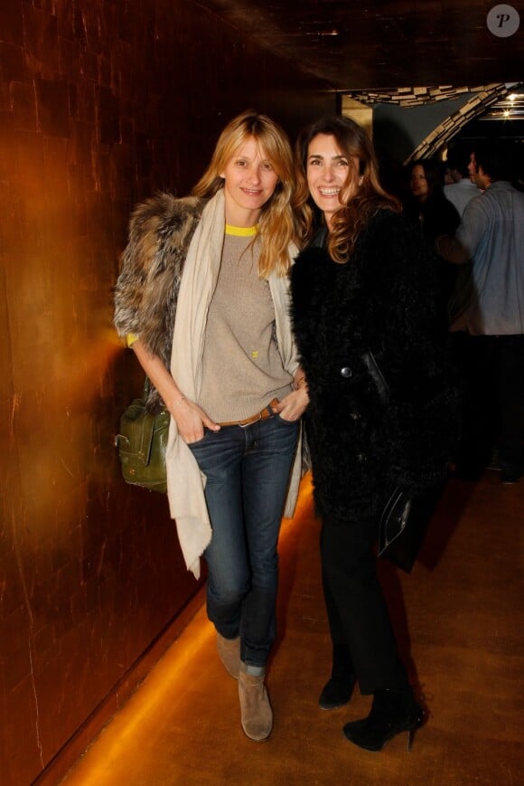 Sarah Lavoine et Mademoiselle Agnès à la soirée Gucci au Silencio à Paris le 6 mars 2012