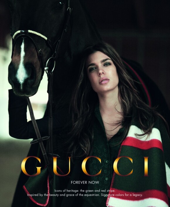 Charlotte Casiraghi dans un nouveau visuel de campagne Gucci