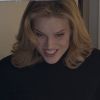 Eva Herzigova dans sa loge, lors du tournage du film Cha Cha Cha à Rome. Le 5 mars 2012.