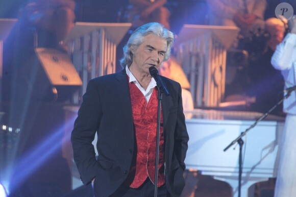Daniel Guichard lors de l'enregistrement de l'émission Les Années Bonheur le 6 mars 2012 - diffusion le 17 mars sur France 2