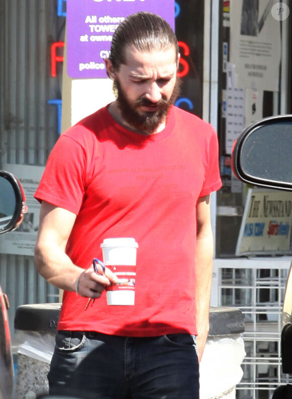 Shia LaBeouf, le 9 mars 2012 à Los Angeles.