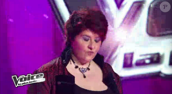 Prestation de Carine dans The Voice sur TF1 le samedi 10 mars 2012