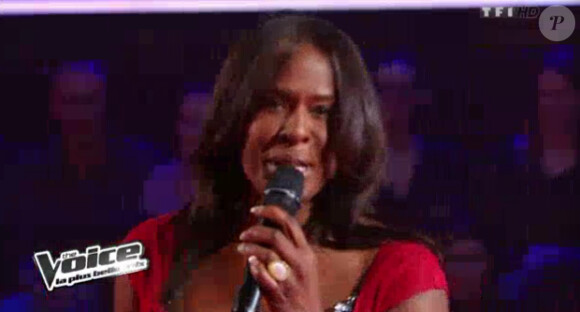 Prestation de Jessica dans The Voice sur TF1 le samedi 10 mars 2012