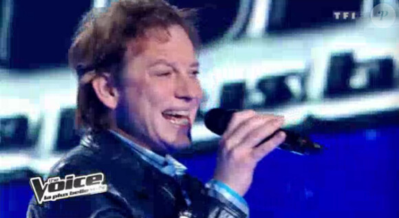 Prestation de Christophe dans The Voice le samedi 10 mars 2012 sur TF1
