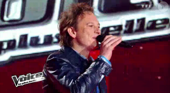 Prestation de Christophe dans The Voice le samedi 10 mars 2012 sur TF1