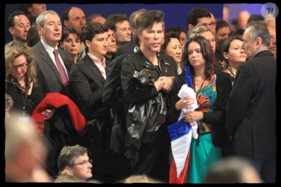 Igor Bogdanov lors du meeting de Villepinte de Nicolas Sarkozy le 11 mars 2012