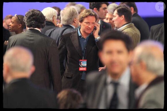 Charles Beigbeder lors du meeting de Villepinte de Nicolas Sarkozy le 11 mars 2012