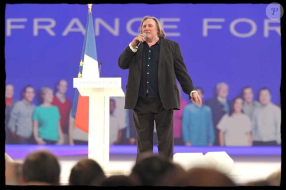 Gérardd Depardieu à Villepinte le 11 mars 2012