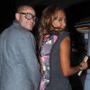 Mel B et son mari Stephen Belafonte sortent de leur hôtel à Londres le 14 mars 2012
