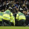 Fabrice Muamba, victime d'un arrêt cardiaque le 17 mars 2012 lors d'un match entre Bolton et Tottenham