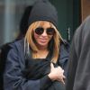 Beyoncé à New York avec sa fille Blue Ivy, le 25 février 2012