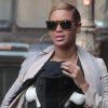 Beyonce et sa fillette Blue Ivy dans les rues de New York le 13 mars 2012