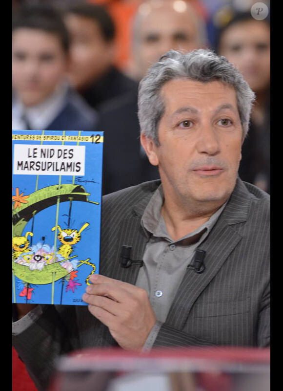 Alain Chabat lors de l'enregistrement de Vivement dimanche le 21 mars 2012 (diffusion sur France 2 le 25 mars)