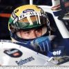 Ayrton Senna lors des séances de qualification du Grand Prix de San Marin, le 30 avril 1994 ; le lendemain, il trouvera la mort en course...
La Toleman TG-184-2 à bord de laquelle Ayrton Senna s'était révélé en 1984 au Grand Prix de Monaco sera mise en vente aux enchères par Silverstone Auctions le 16 mai 2012.