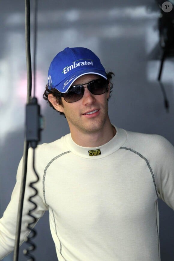 Bruno Senna, neveu d'Ayrton, au Grand Prix du Brésil en novembre 2011.