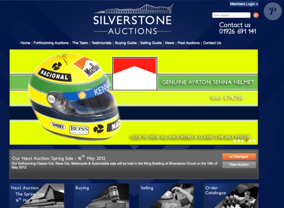 La Toleman TG-184-2 à bord de laquelle Ayrton Senna s'était révélé en 1984 au Grand Prix de Monaco sera mise en vente aux enchères par Silverstone Auctions le 16 mai 2012.