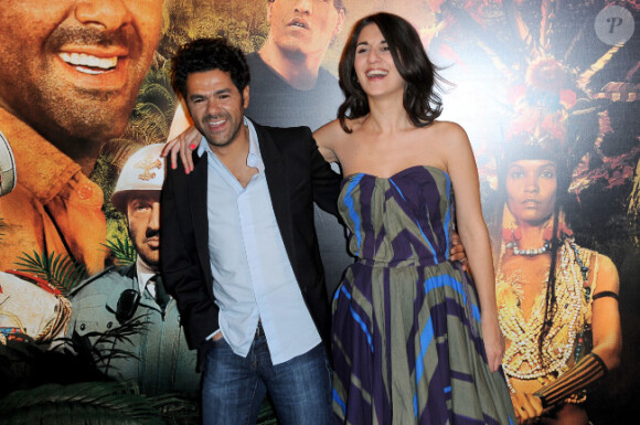Jamel Debbouze et Géraldine Nakache lors de l'avant-première du film Sur la piste du Marsupilami à Paris le 26 mars 2012