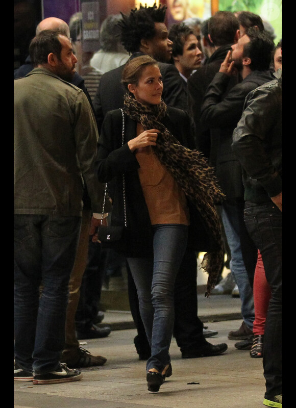 Mélissa Theuriau lors de l'avant-première du film Sur la piste du Marsupilami à Paris le 26 mars 2012