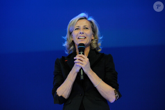 Claire Chazal le 27 mars 2012 au Théâtre des Champs Elysées pour le Gala Scopus