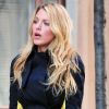 Blake Lively sur le tournage de la série Gossip Girl à New York le 27 mars 2012