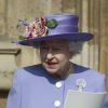 La reine Elizabeth II au chateau de Windsor le 29 mars 2012