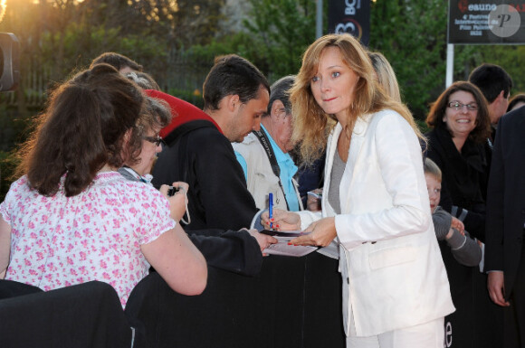 Julie Ferrier lors du festival international du film policier de Beaune - mars 2012