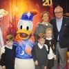 Le prince Philippe de Belgique, venu en famille, lors de la célébration du 20e anniversaire de Disneyland Paris, à Marne-la-Vallée, le samedi 31 mars 2012.