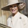 La princesse Michael de Kent. Jour de commémoration à Windsor : vendredi 30 mars 2012 au matin, les royaux britanniques se remémoraient, à l'initiative de la reine Elizabeth II, les regrettées reine mère et princesse Margaret, respectivement décédées à 101 et 71 ans en 2002.