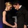 Kelly Rutherford et Matthew Settle lors du défilé From Scotland With Love. New York, le 2 avril 2012.