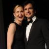 Kelly Rutherford et Matthew Settle lors du défilé From Scotland With Love. New York, le 2 avril 2012.