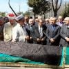 La mosquée du palais Yildiz accueillait le 3 avril 2012 les funérailles de la princesse Neslisah, dernière sultane de la dynastie ottomane, à Istanbul (Turquie), au lendemain de sa mort à l'âge de 91 ans.
