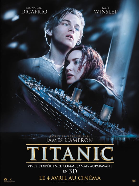 La nouvelle affiche de Titanic (1997) de James Cameron.