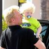 Boris Becker et son adorable petit Amadeus le 4 avril 2012 à Miami