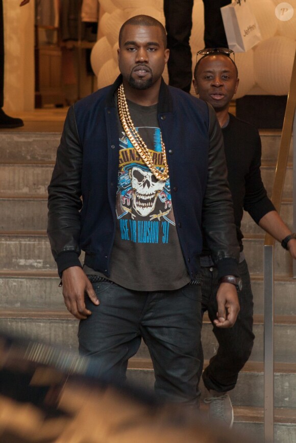 Kanye West à New York, le 5 avril 2012